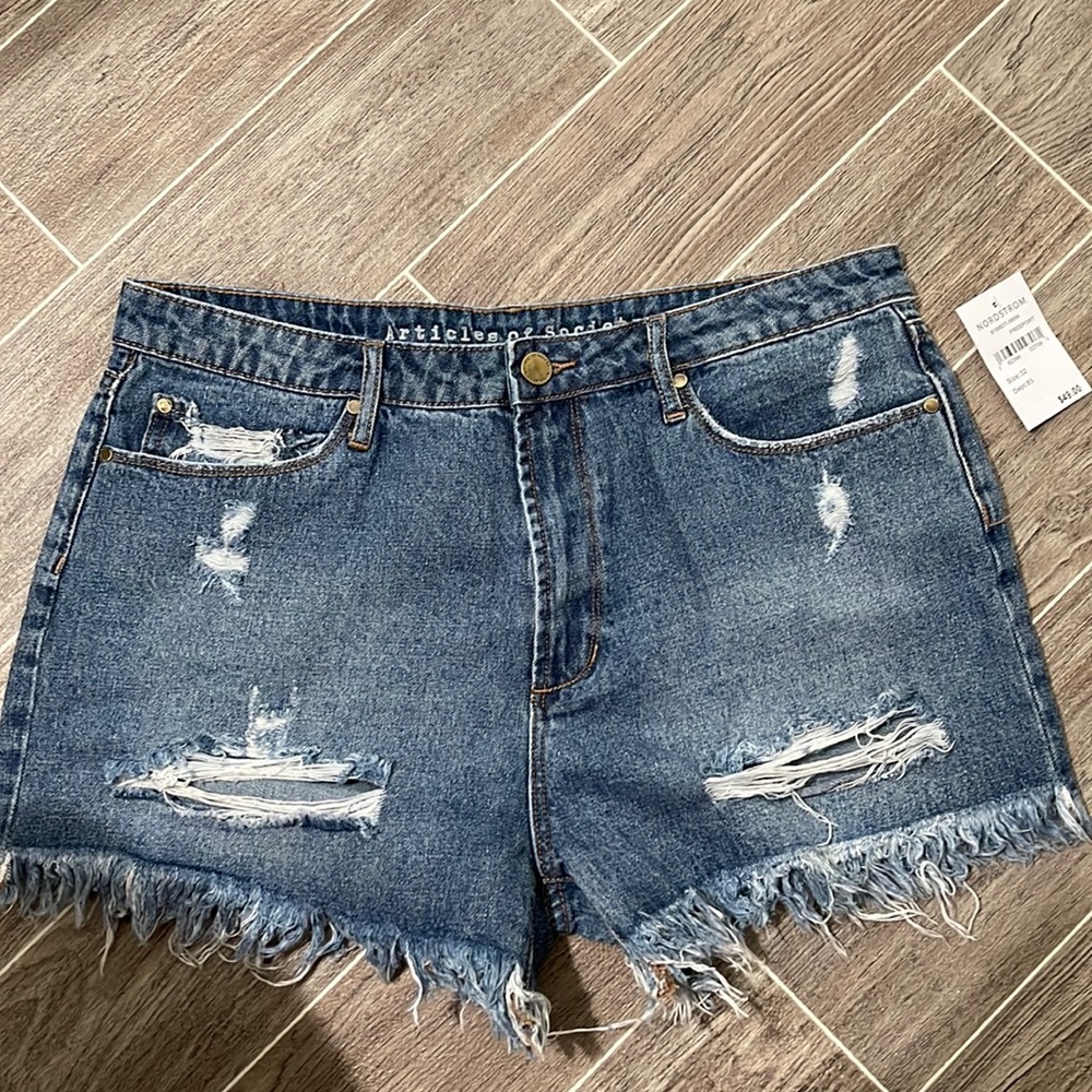 Articles of Society denim cut offs